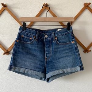 SOLD Levi’s High Waisted Denim Shorts